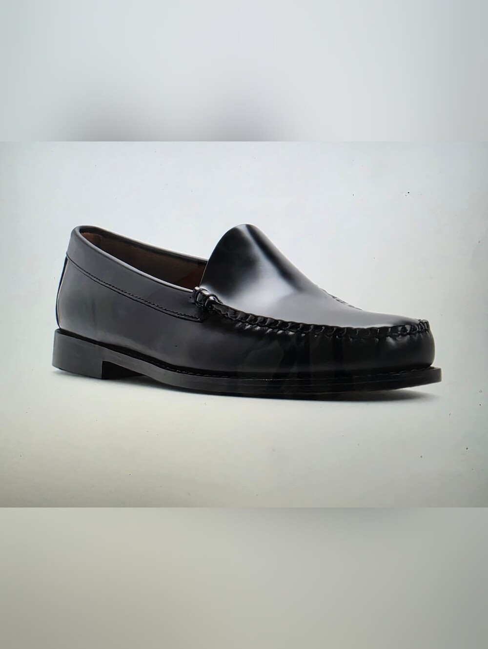 Mens Size 9 G.H. Bass Larson Weejuns Venetian Loafer - Black